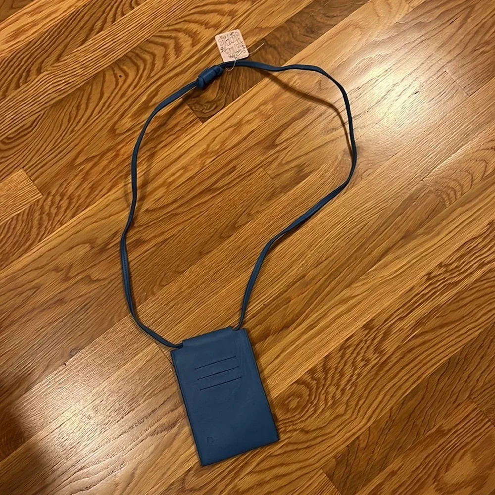 NWT Free People Dance All Night Leather Lanyard Bag